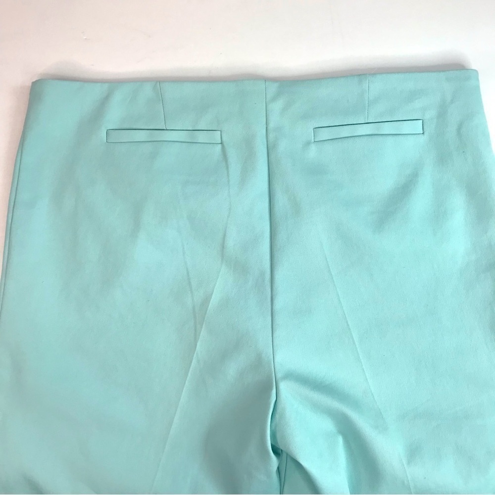 BELLA COLORI Aquamarine Teal Pastel High Waist Tailored Slacks Pants Size 8 - Picture 6 of 16